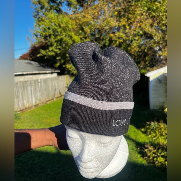 Black LV Beanie - Picture 2 of 4